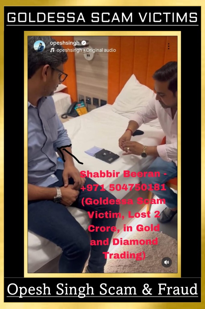 Goldessa scam victims — Shabbir Beeran